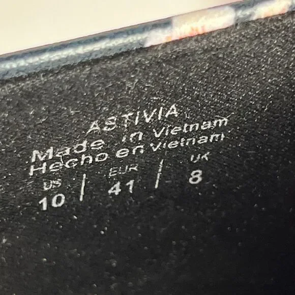 Kelly & Katie Sz 10 Navy Astivia Floral Pumps Heels Flowers Spring Pumps - Picture 9 of 11